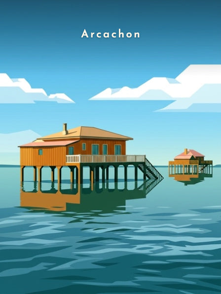 Les cabanes tchanquées — Pôdevache, visuel seul