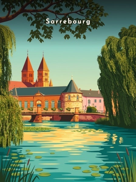 Les bords de la Sarre — Pôdevache, visuel seul