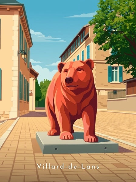 Statue de l'Ours — Pôdevache, visuel seul