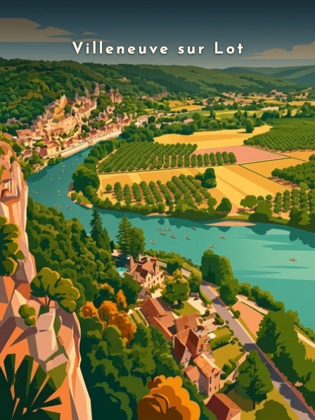 La vallée du Lot — Pôdevache, visuel seul