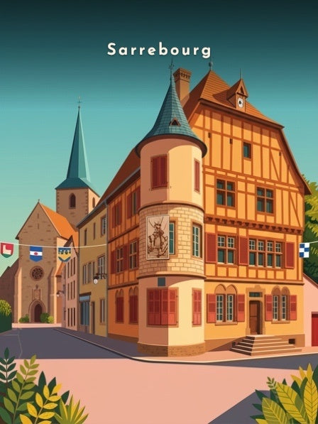 Maison à colombages et tourelle — Pôdevache, visuel seul
