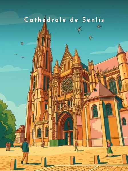 Cathédrale de Senlis — Pôdevache, visuel seul