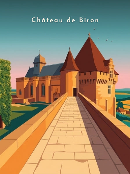 Château de Biron — Pôdevache, visuel seul