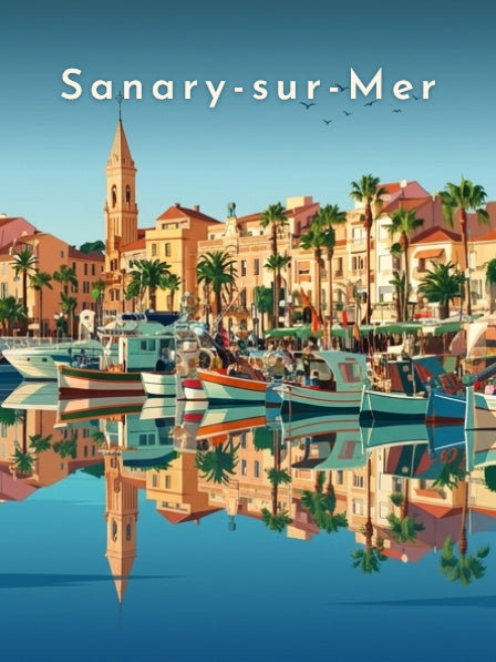 Le port et l'église Saint-Nazaire — Pôdevache, visuel seul