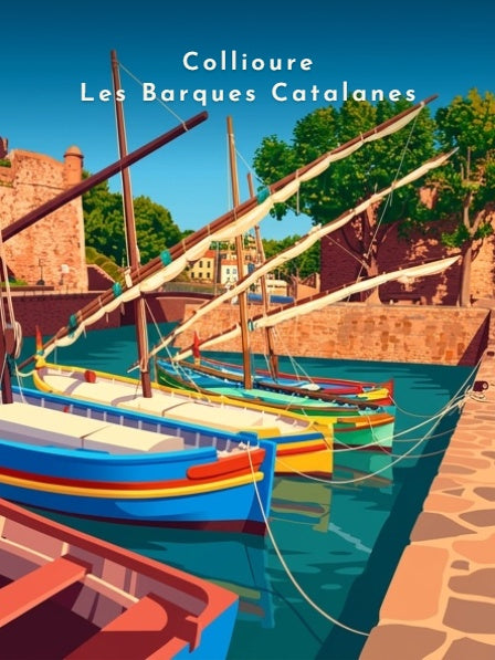 Collioure Les Barques Catalanes — Pôdevache, visuel seul