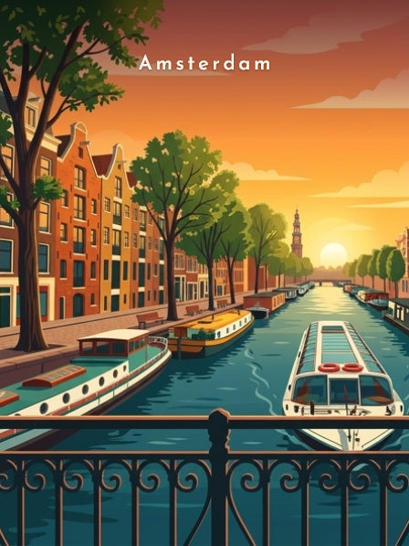 Prinsengracht et la Westerkerk — Pôdevache, visuel seul