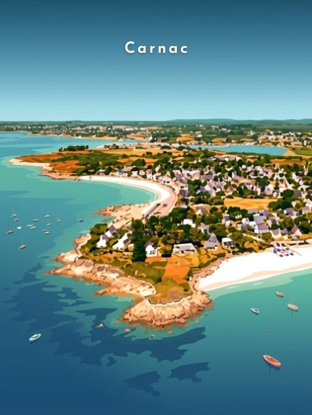 Vue aérienne sur le littoral — Pôdevache, visuel seul