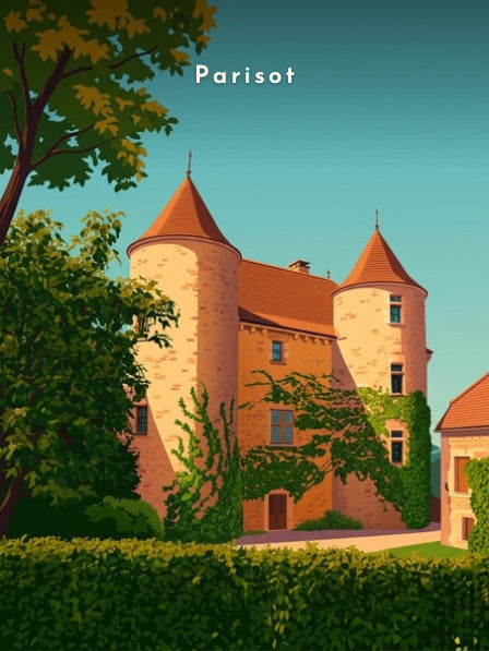 Le château derrière la haie — Pôdevache, visuel seul