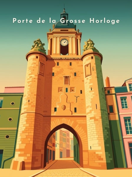 Porte de la Grosse Horloge — Pôdevache, visuel seul