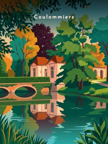 Le parc des Capucins depuis la rive — Pôdevache, visuel seul