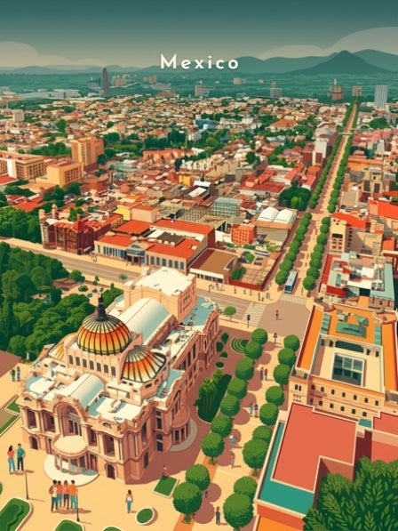 Palacio de Bellas Artes — Pôdevache, visuel seul
