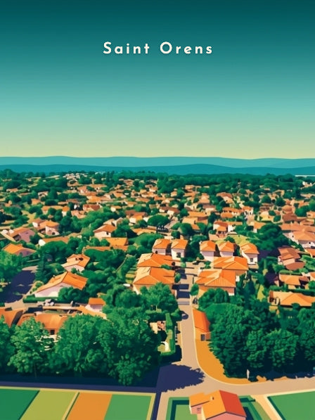 Vue sur le village — Pôdevache, visuel seul