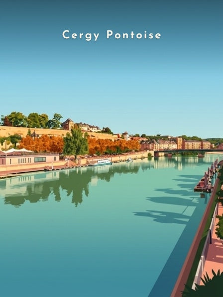 Cergy Pontoise — Pôdevache, visuel seul