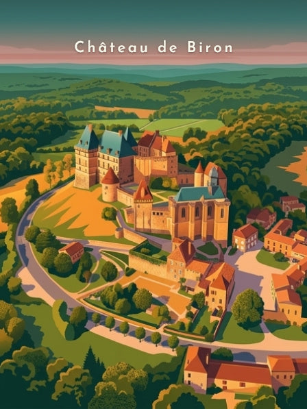Château de Biron — Pôdevache, visuel seul