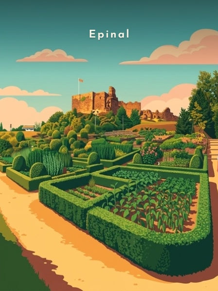 Le jardin médiéval du Château — Pôdevache, visuel seul