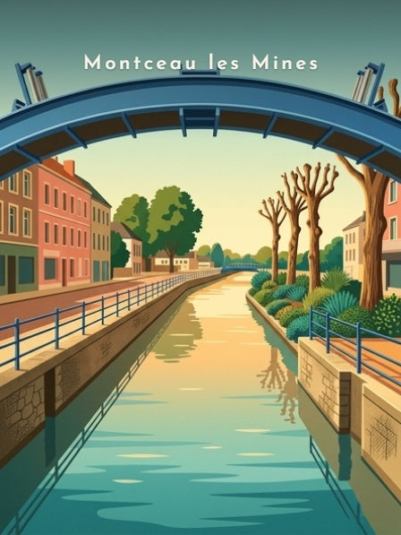 Le canal du Centre — Pôdevache, visuel seul