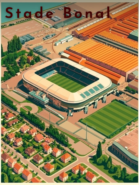 Stade Bonal — Pôdevache, visuel seul