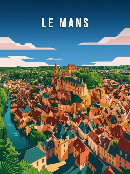 Vue plongeante sur la vieille ville — Pôdevache, visuel seul