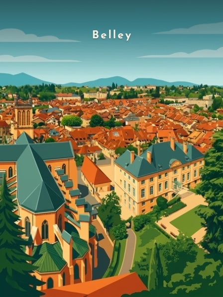 Cathédrale et palais épiscopal — Pôdevache, visuel seul