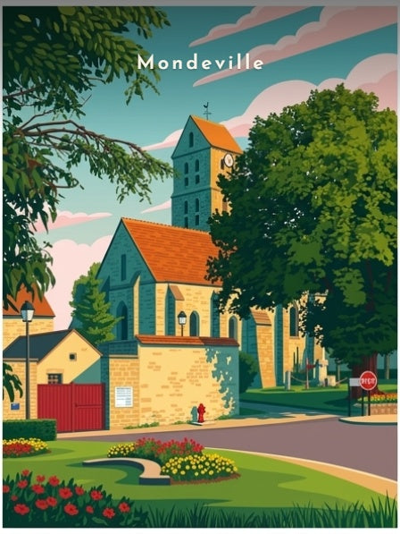 Notre-Dame-des-Prés depuis la rue — Pôdevache, visuel seul