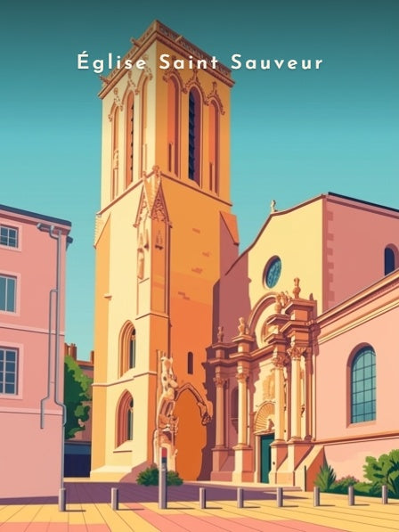Église Saint Sauveur — Pôdevache, visuel seul