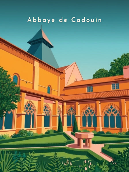 Abbaye de Cadouin — Pôdevache, visuel seul