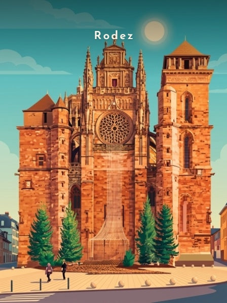 Façade de la cathédrale Notre-Dame — Pôdevache, visuel seul