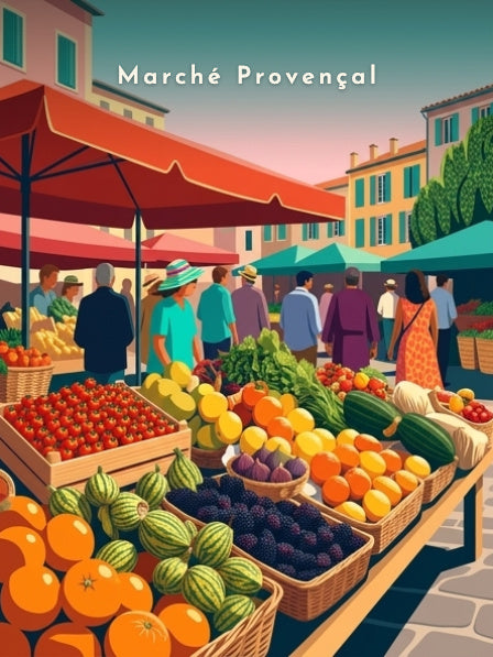 Marché Provençal — Pôdevache, visuel seul