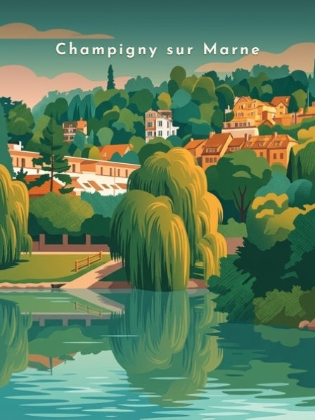 Coteau et saules pleureurs — Pôdevache, visuel seul