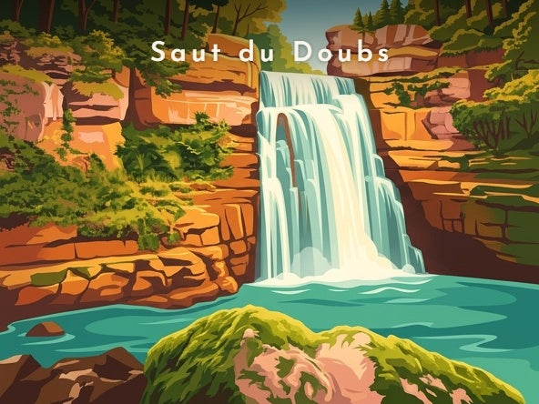Saut du Doubs — Pôdevache, visuel seul