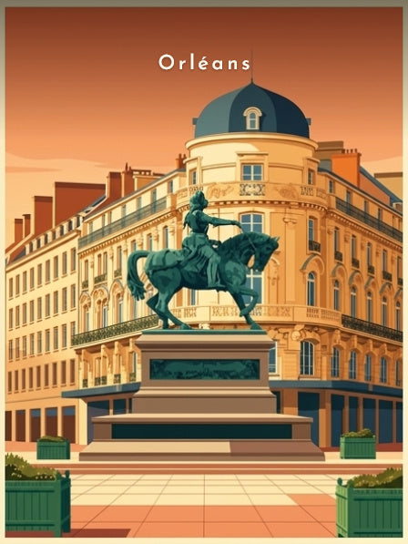 Place du Martroi — Pôdevache, visuel seul