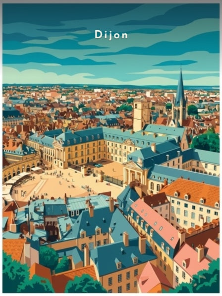 Palais des Ducs et place de la Libération — Pôdevache, visuel seul