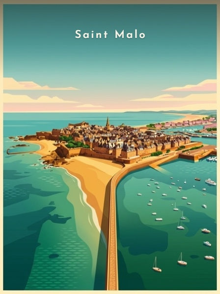 Intra-Muros depuis le môle des Noires — Pôdevache, visuel seul