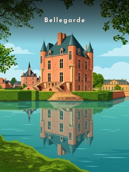 Le château et ses douves — Pôdevache, visuel seul