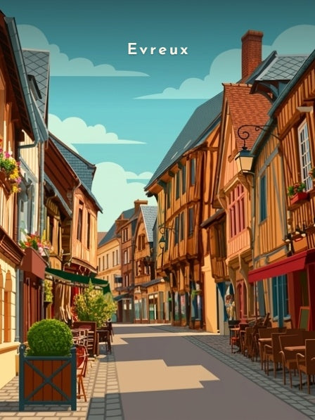 Ruelle aux maisons à pans de bois — Pôdevache, visuel seul