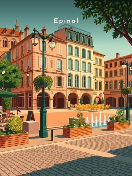 La place des Vosges — Pôdevache, visuel seul