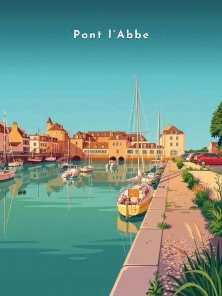 Le port et le pont habité — Pôdevache, visuel seul