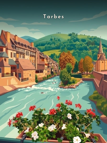 Les berges de la rivière — Pôdevache, visuel seul