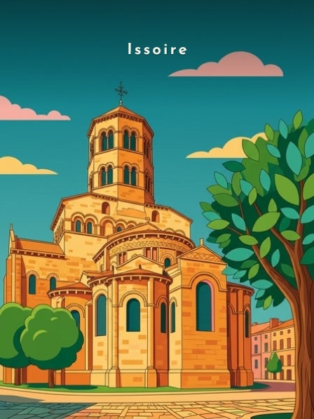 Le chevet de Saint-Austremoine — Pôdevache, visuel seul