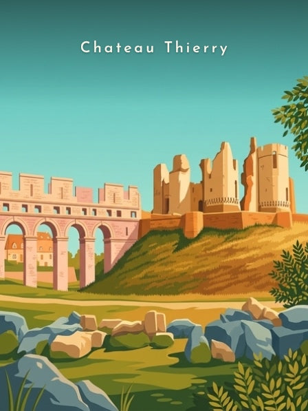 Le château médiéval — Pôdevache, visuel seul