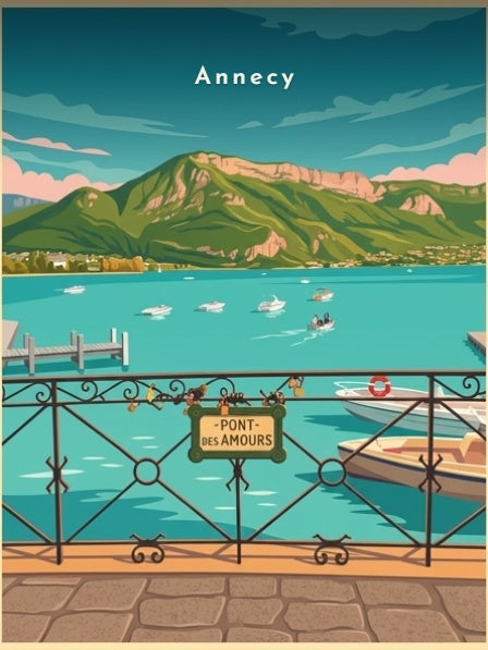 Le pont des Amours — Pôdevache, visuel seul