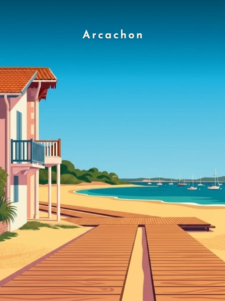 La plage Pereire — Pôdevache, visuel seul