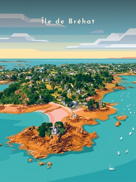 La plage du Guerzido — Pôdevache, visuel seul
