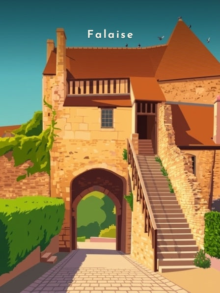 Le châtelet d'entrée du château — Pôdevache, visuel seul