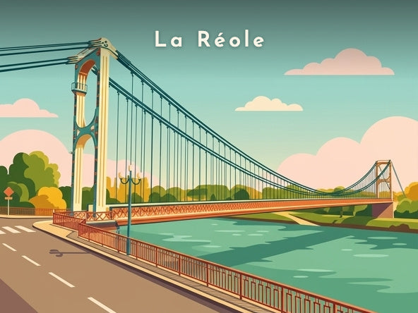 Le pont suspendu — Pôdevache, visuel seul