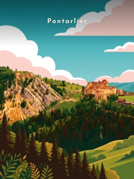 Le château de Joux — Pôdevache, visuel seul