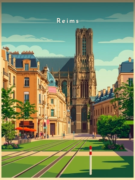 Perspective sur la cathédrale Notre-Dame — Pôdevache, visuel seul