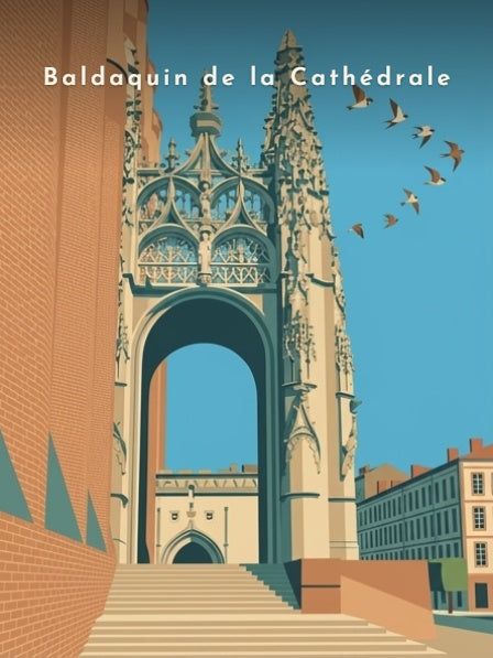 Baldaquin de la Cathédrale — Pôdevache, visuel seul