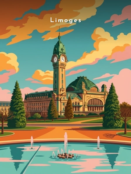 Gare des Bénédictins et son bassin — Pôdevache, visuel seul