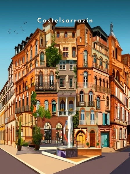 Castelsarrazin — Pôdevache, visuel seul